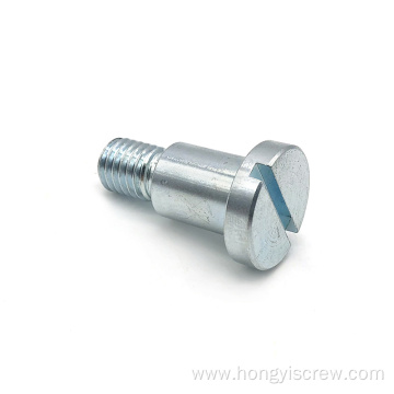 Custom Flat Head Slotted Half Threaded Shoulder Screws